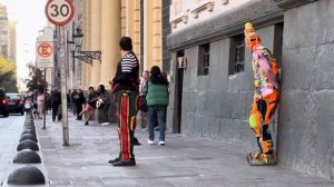 Площадь Пласа-де-Армас в Сантьяго Чили