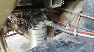 Урал 4320, поставил фильтр.