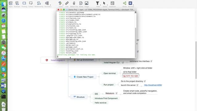 How to install Angular 4 and Create first angular 4 project - NodeJS, Angular CLI смотреть онлайн