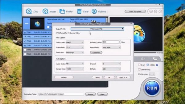 Rip TV DVD Episodes using WinX DVD Ripper Platinum