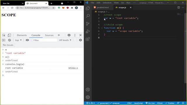 كورس JAVASCRIPT - ما هو Scope смотреть онлайн