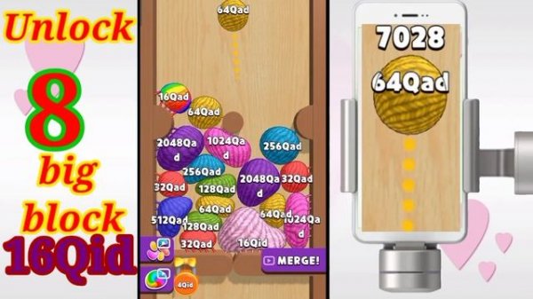 Blob Merge 3D | blob merge 3d 2048 Ball New update all levels Gameplay ( Android, iOS) #30