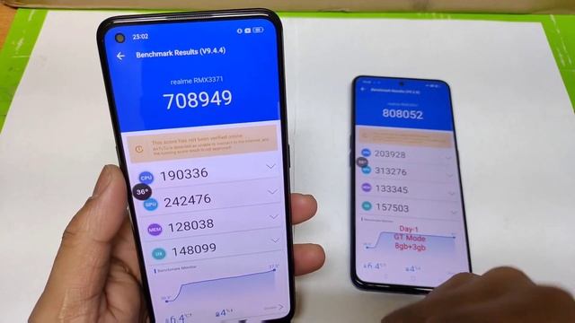 Realme GT Neo 3T Vs Realme GT Neo 3 Antutu Test Snapdragon 870 Vs Dimensity 8100 #realmegtneo3t