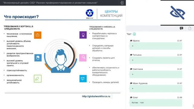 Вебинар «Инженерный дизайн CAD»: знакомство с компетенцией» смотреть онлайн