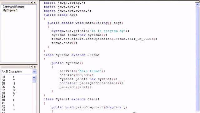 #Java Урок 75 Размещение текста на фрейме смотреть онлайн