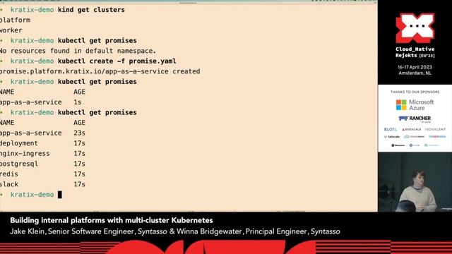 Building internal platforms with multi-cluster Kubernetes смотреть онлайн
