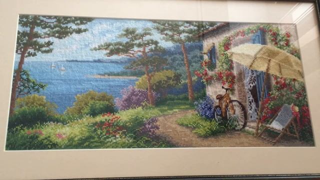 10.Вышивка крестом.Моя оформленная работа,процессы августа,покупки. смотреть онлайн