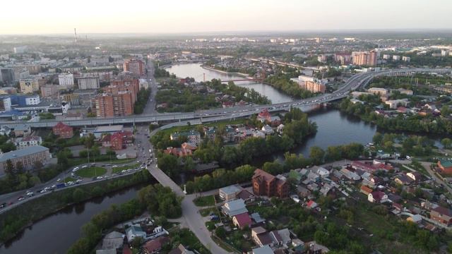 Пролет над Сурой от дома на Набережной до Ростка смотреть онлайн