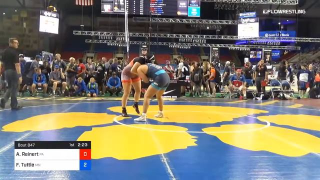 180 Lbs Cons 16 2 Alexis Reinert Pennsylvania Vs Faith Tuttle Minnesota смотреть онлайн
