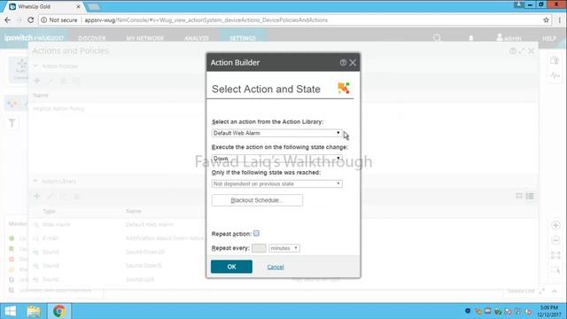 WhatsUp Gold - How to Create and Assign Notification Action смотреть онлайн
