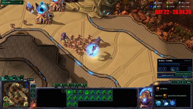 Starcraft 2 Road To Platinum - Quarantine Gaming Day 22 - PvT (On Dell XPS15) смотреть онлайн