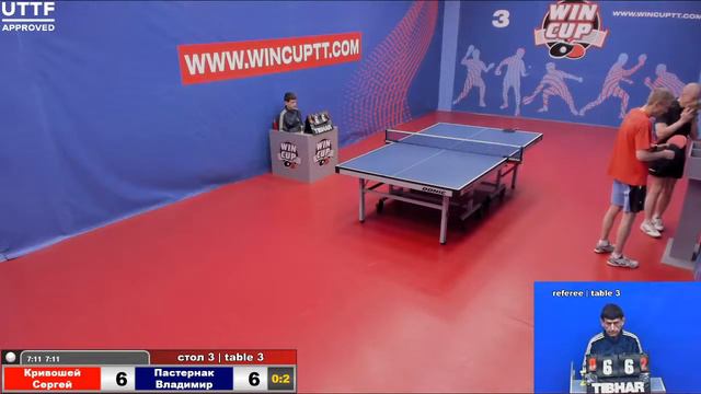 Кривошей Сергей 3-2 Пастернак Владимир Турнир Восток 3 WINCUP 29.04.21 Прямая Трансляция Зал 3 смотреть онлайн