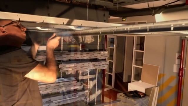 Монтаж подвесной системы Ecophon Connect смотреть онлайн