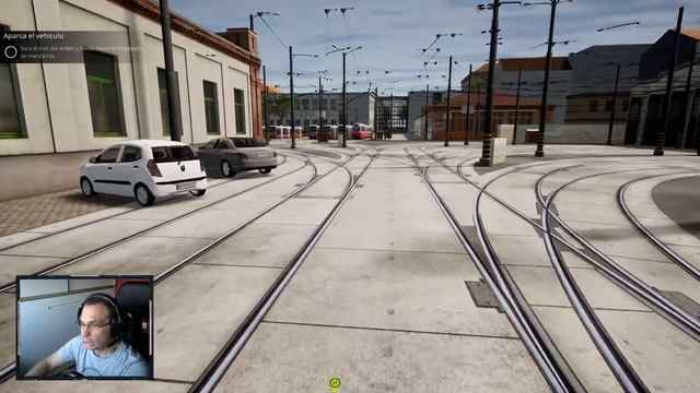 Tram Sim, Deposito de Viena, escenario lavar tranvía, 1080/60fps. смотреть онлайн