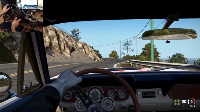 ✅Project Cars 2 1967 Ford Mustang Relaxing driving on California's Highway смотреть онлайн