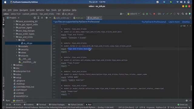 How to Add Translation for Custom Module in Odoo 15 | Adding Translation | Internationalization смотреть онлайн