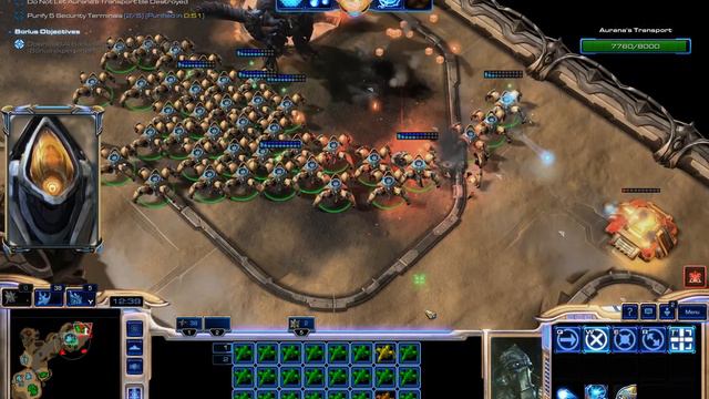 Starcraft 2 LotV Gameplay - CO-OP, Brutal, Artanis смотреть онлайн