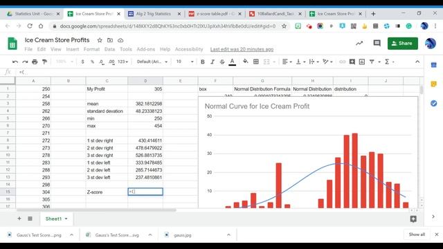 Task 3 Calculating the Z-Score with Google Sheets смотреть онлайн