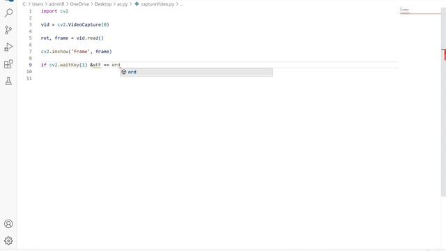 video capturing by using python 1 смотреть онлайн