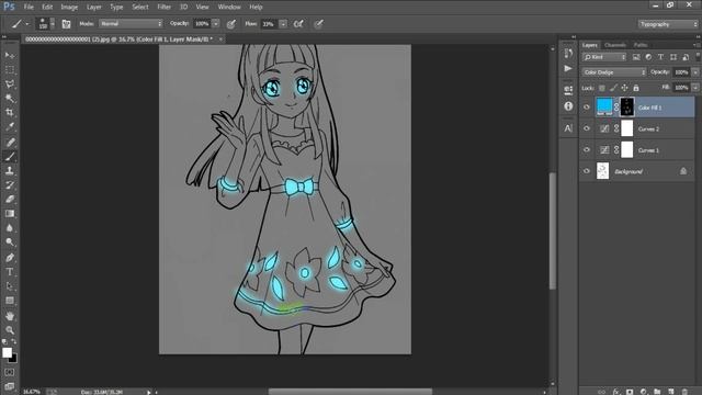 Draw Glowing Sketches in Photoshop | Glow Effect Photoshop Tutorial смотреть онлайн
