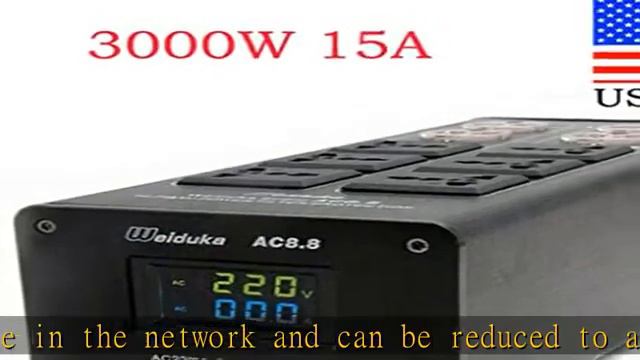 3000W 15A 100-240V AC8.8 Advanced Audio Power Purifier Filter AC Power Socket Video Noise Eliminato смотреть онлайн