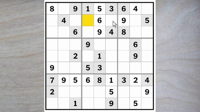 A normal New York Times Hard Sudoku puzzle today, no tricks necessary. смотреть онлайн