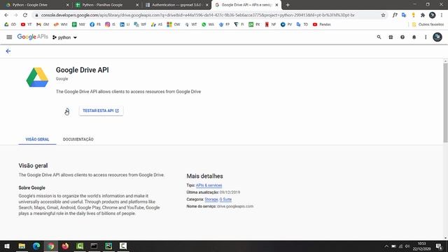 Google Planilhas Avançado - #83 Lendo dados via API com Python смотреть онлайн