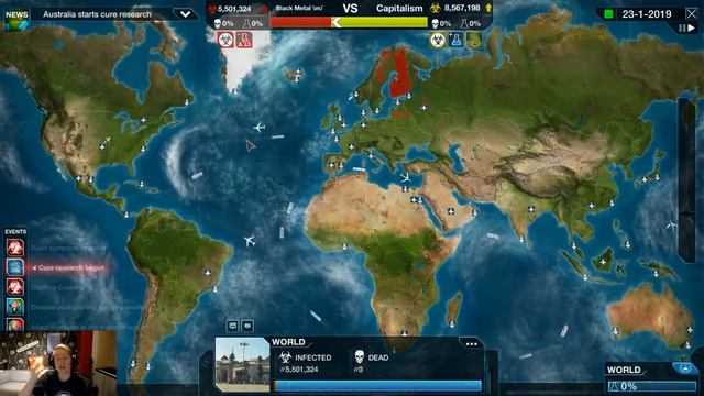Let's Dual Play Plague Inc (Multi-Camera) смотреть онлайн