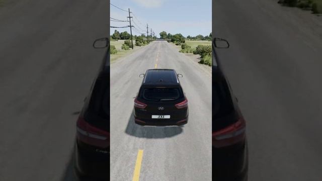 BIG PIPE Vs CRETA ?? #beamngdrive #creta