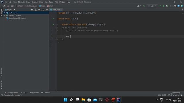 Using/Setting Environment Variables in Intellij IDE смотреть онлайн