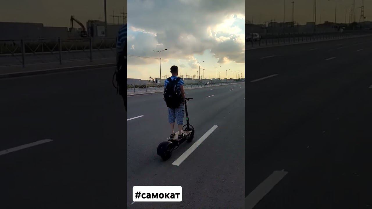 Самокат собственной конструкции. #самокат #электросамокат #конструктор #electronic #tesla #shorts смотреть онлайн