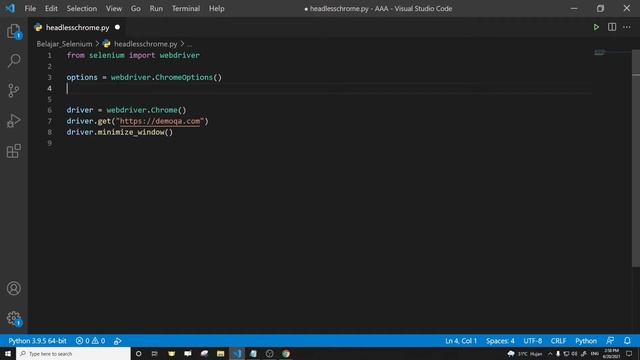 Headless Mode | Belajar Selenium Python смотреть онлайн