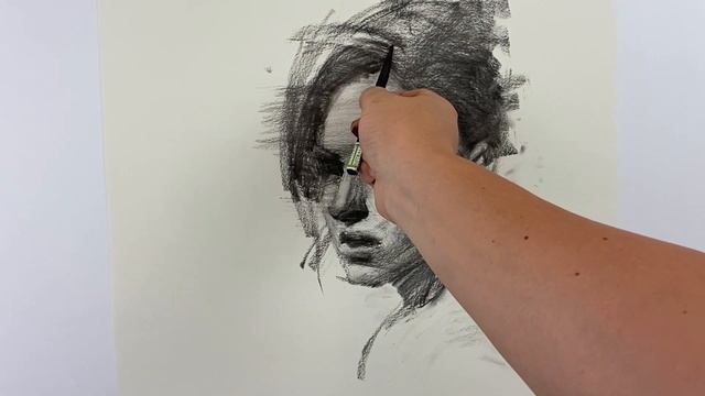 Give it a try! Charcoal Drawing. Portrait with charcoal, 1080HD смотреть онлайн