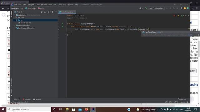Codeforces 112A:Petya and Strings solving/coding using Java. #coding смотреть онлайн