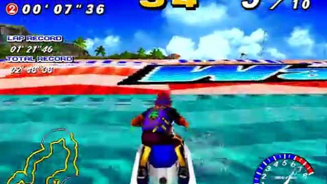 Model 2 Emulator Wave Runner Gameplay (Intermediate) смотреть онлайн
