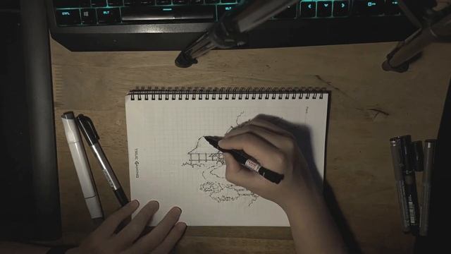 ? ARCHITECTURE SKETCH 101 | 01 GHIBLI SKETCH | KÝ HỌA. смотреть онлайн