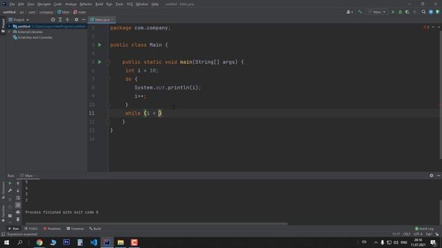 Уроки Java - Циклы For, While, Do while смотреть онлайн