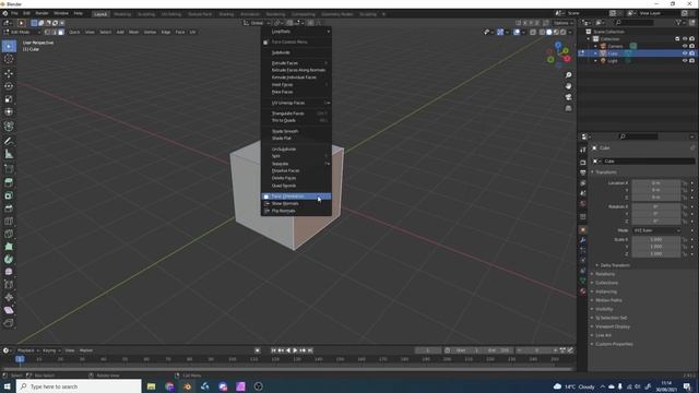 Blender Add-on: Face Context Menu Extended - Flip and Normal Display смотреть онлайн