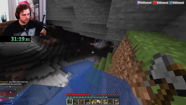 Minecraft, but if my Chat spells "dead" I die... смотреть онлайн
