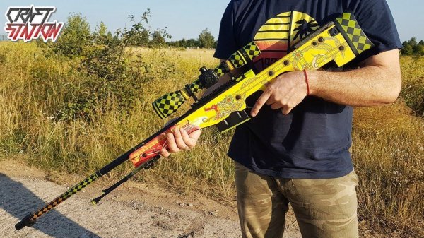 КАК СДЕЛАТЬ AWP DRAGON LORE В РЕАЛЬНОЙ ЖИЗНИ (CS:GO/DIY)