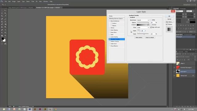 Tutorial Adobe Photoshop CS6: Long Shadow | Sifoo.com смотреть онлайн