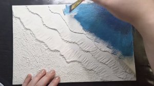 Текстурная картина. Море.