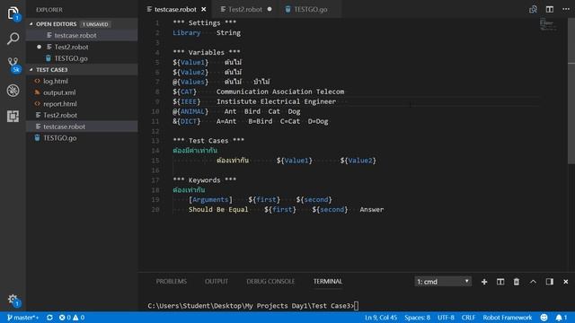 Visual Studio & Python #Robot Framework Project day1 (Part2) смотреть онлайн