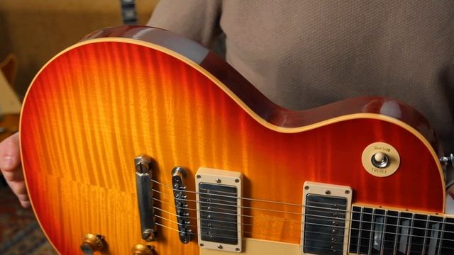 Let The Tones Do The Talking... Gibson CS 1960 Les Paul Standard VOS Washed Cherry #03436 смотреть онлайн
