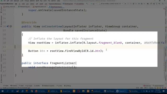 Fragment Callback To Activity Android Tutorial смотреть онлайн