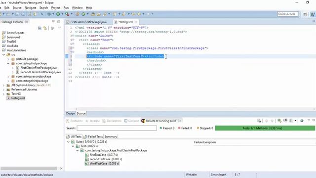 Adding Methods to testng.xml file смотреть онлайн