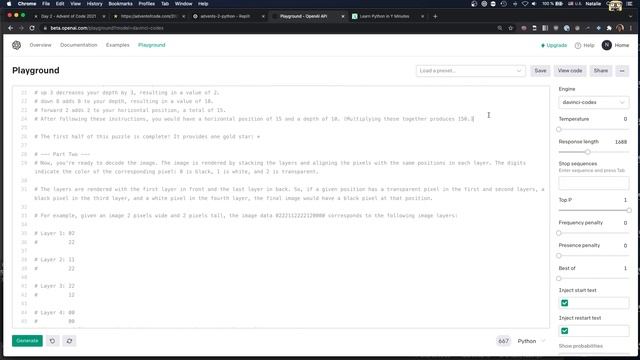 Advent of Code(x) | Day 2 - Python | Using OpenAI's Codex to solve Advent of Code смотреть онлайн