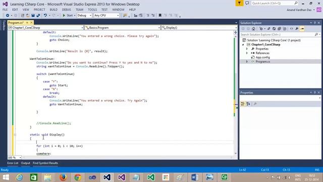 Part 8 - Goto, Break and Continue in C# and Return Statements смотреть онлайн