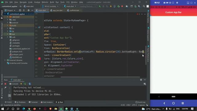 Flutter Custom AppBar - Flutter Tutorial for Beginner смотреть онлайн