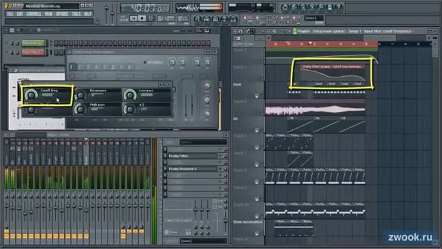 Создание музыки в FL Studio 10 - завершение трека смотреть онлайн